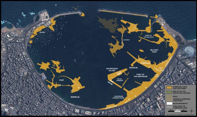 Map Of Sunken Portus Magnus