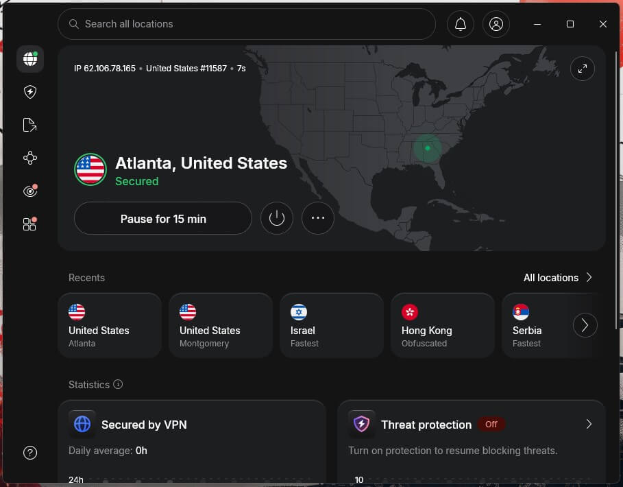 Nordvpn Atlanta Us Ip
