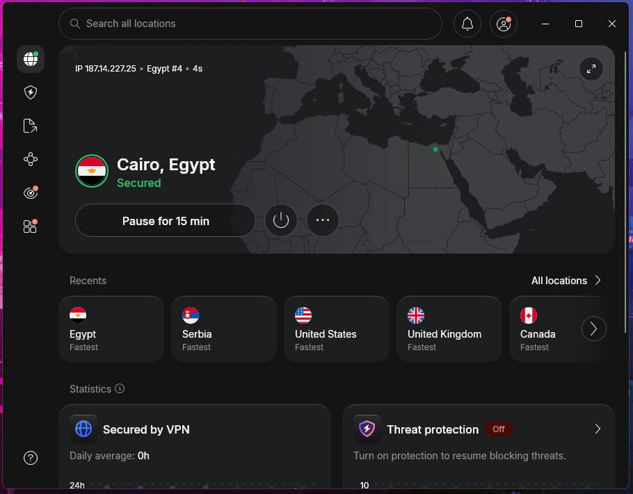 Nordvpn Egypt App