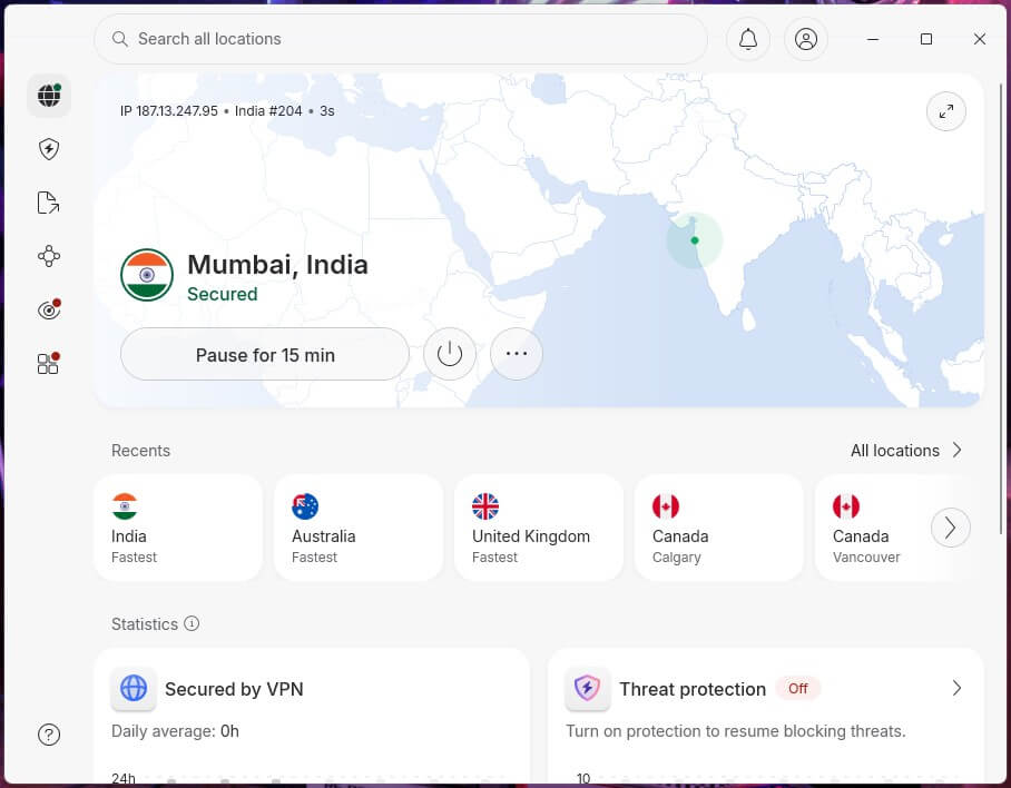 Nordvpn India App