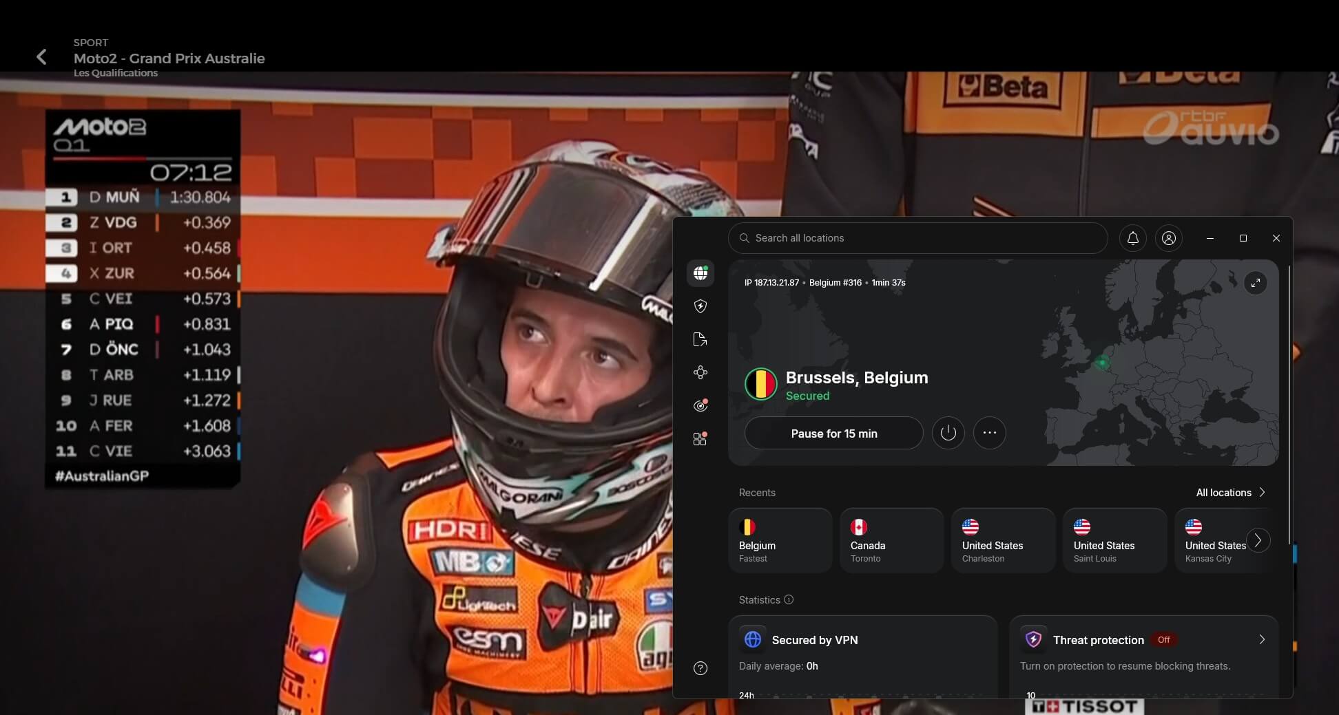 Nordvpn Motogp Rtbf