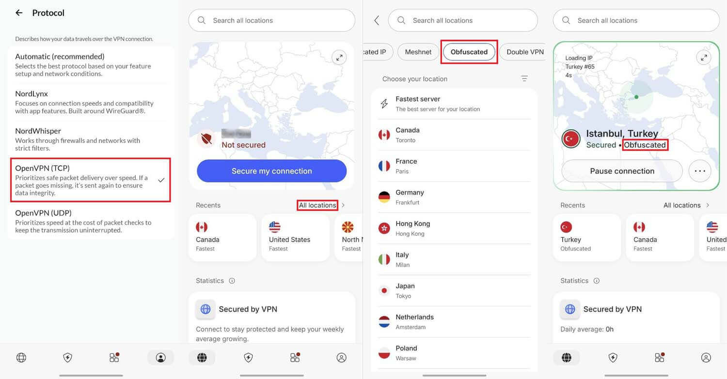 Nordvpn Obfuscated Server App Phone