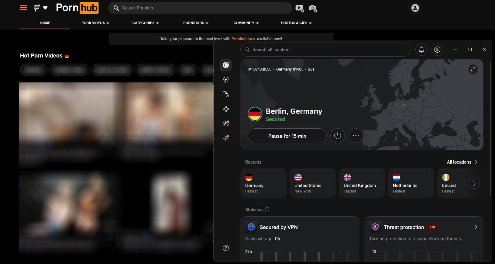 Nordvpn Pornhub Germany