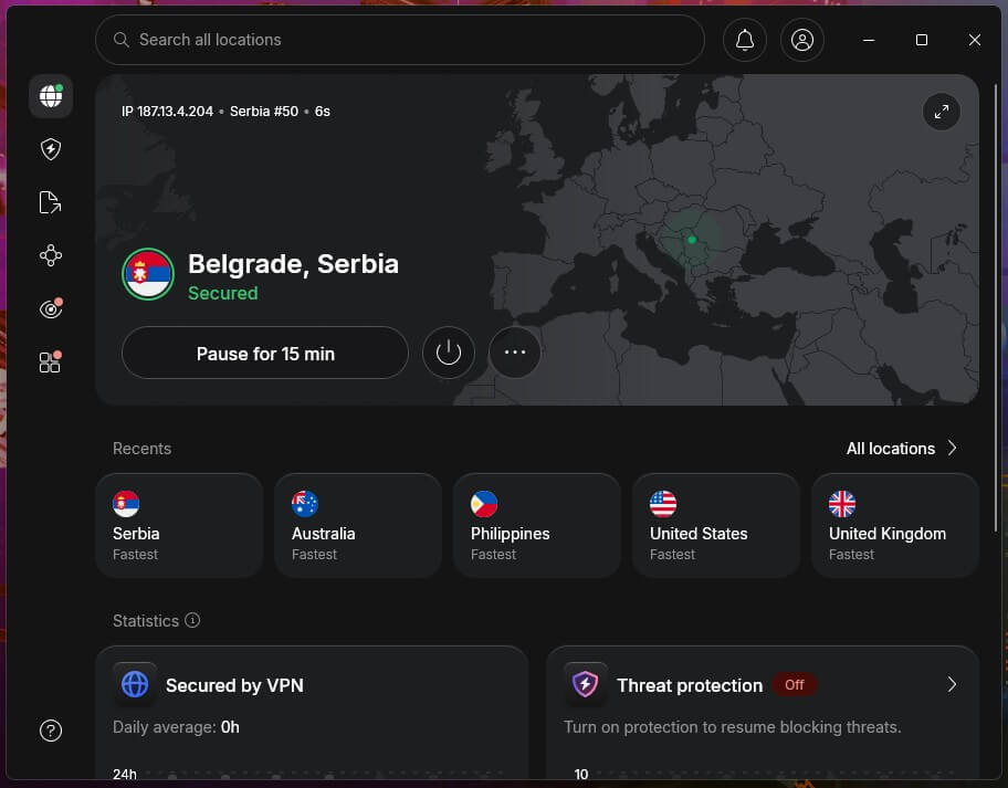 Nordvpn Serbia App