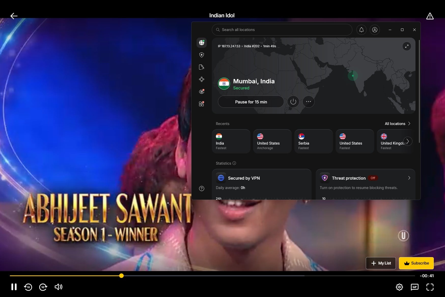Nordvpn Sony Liv