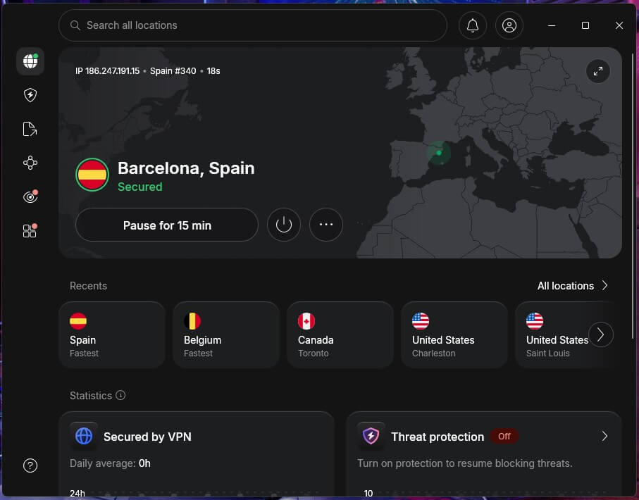 Nordvpn Spain Ip App