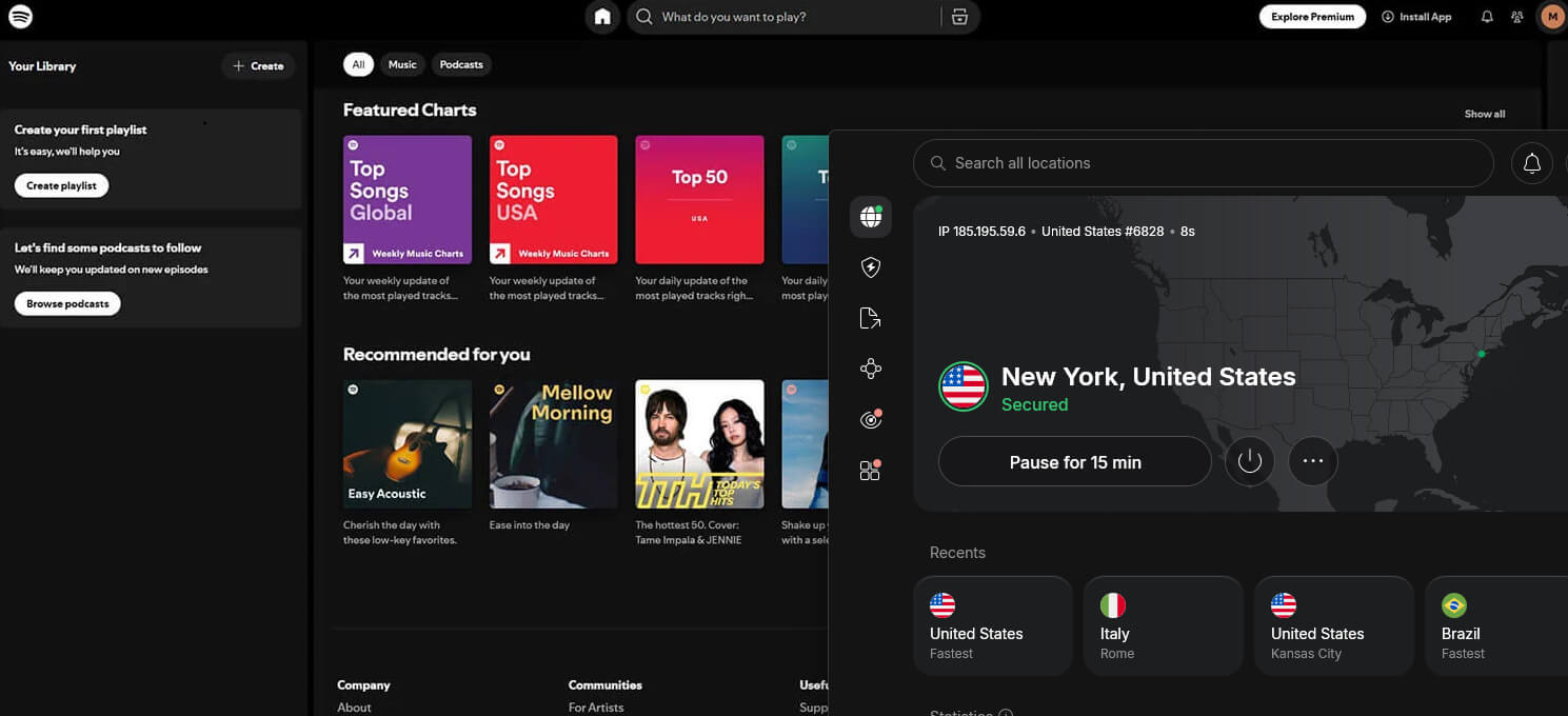 Nordvpn Spotify Unblock