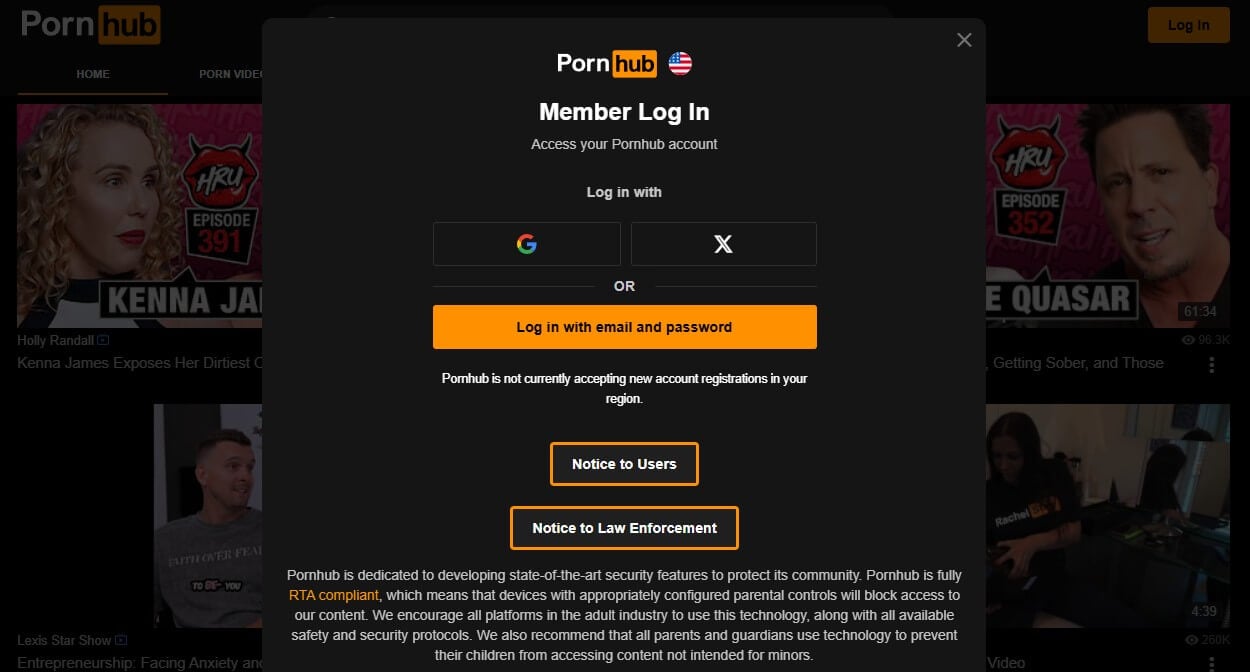 Pornhub Miami Florida Error