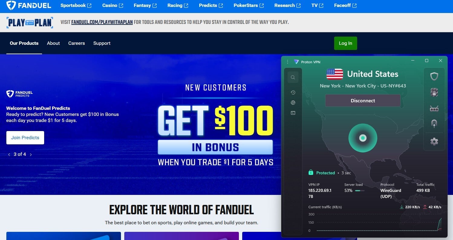 Proton Vpn Fanduel