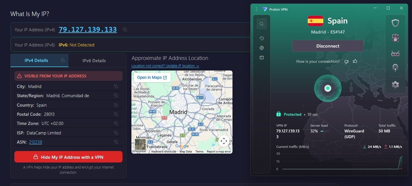 Proton Vpn Spain Ip Address