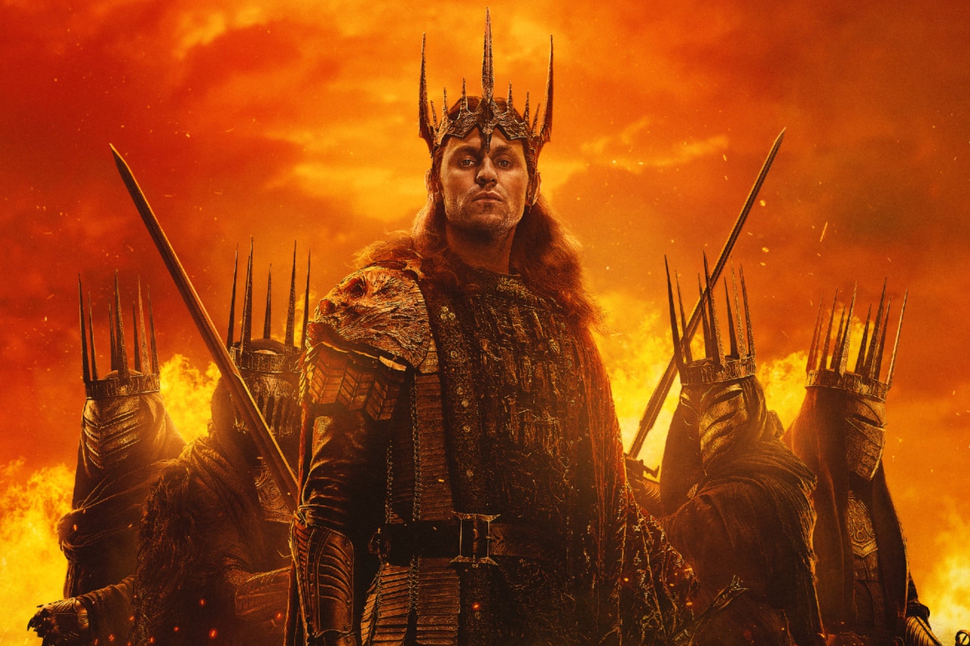 Charlie Vickers as Sauron in 'Lord of the Rings: The Rings of Power.'