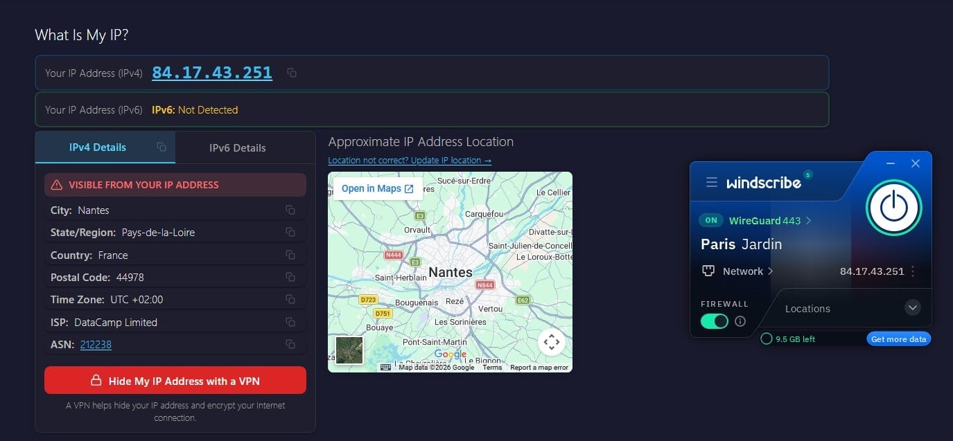 Windscribe France Ip