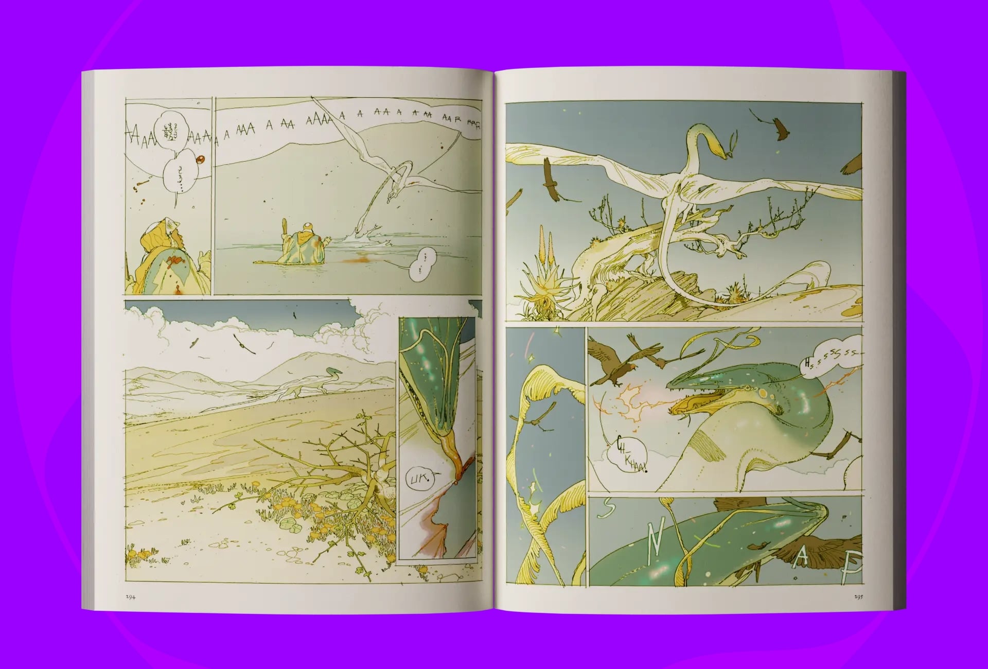 A Garden Of Spheres pages of dragons.