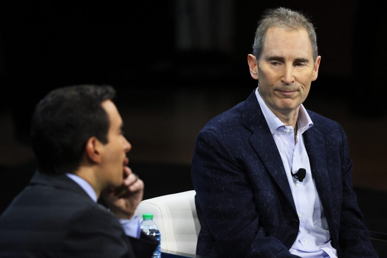 Amazon CEO Andy Jassy at the New York Times' Dealbook Summit in New York last year.