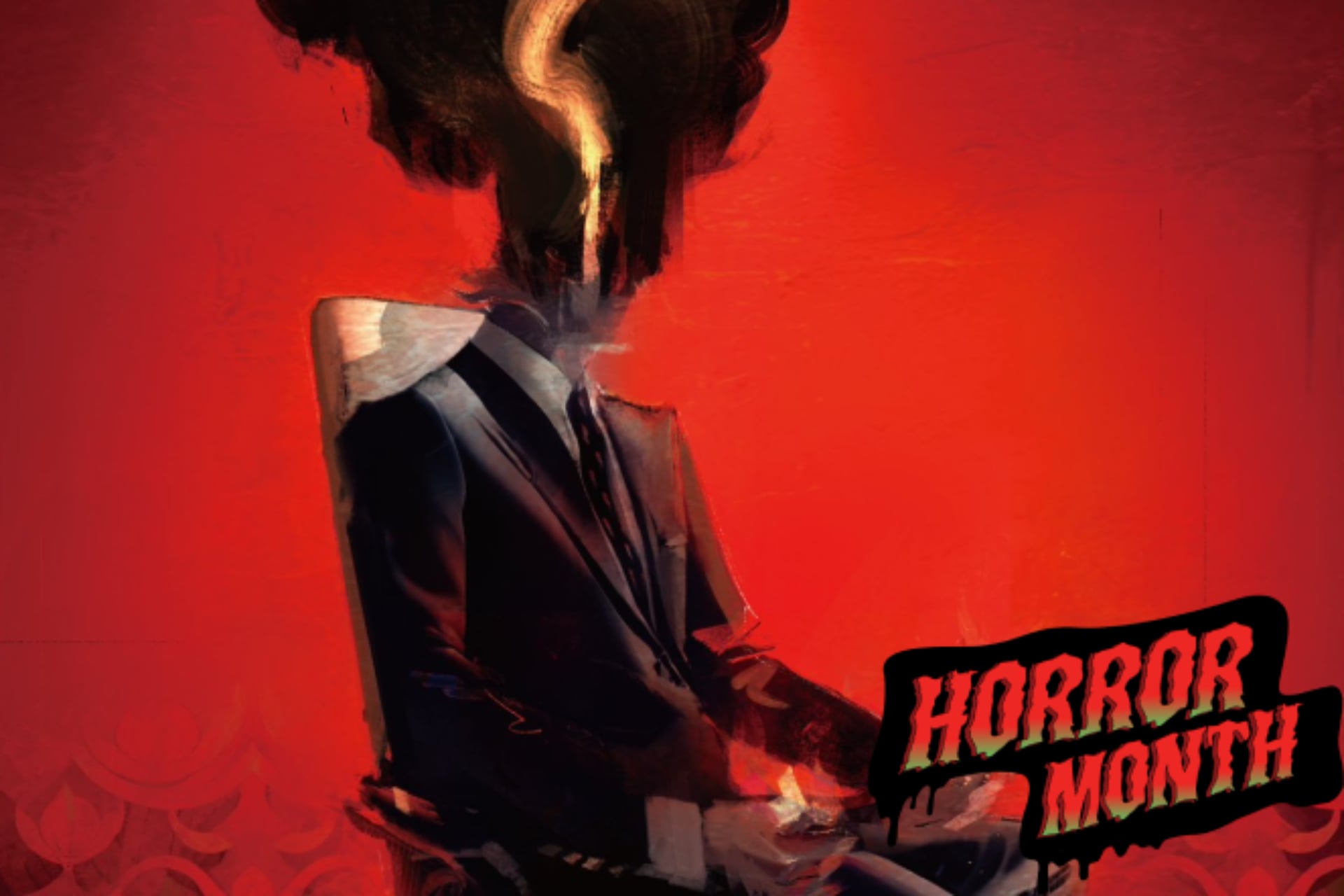 Choujin X cover art of a man reading a newspaper while his head is on fire.