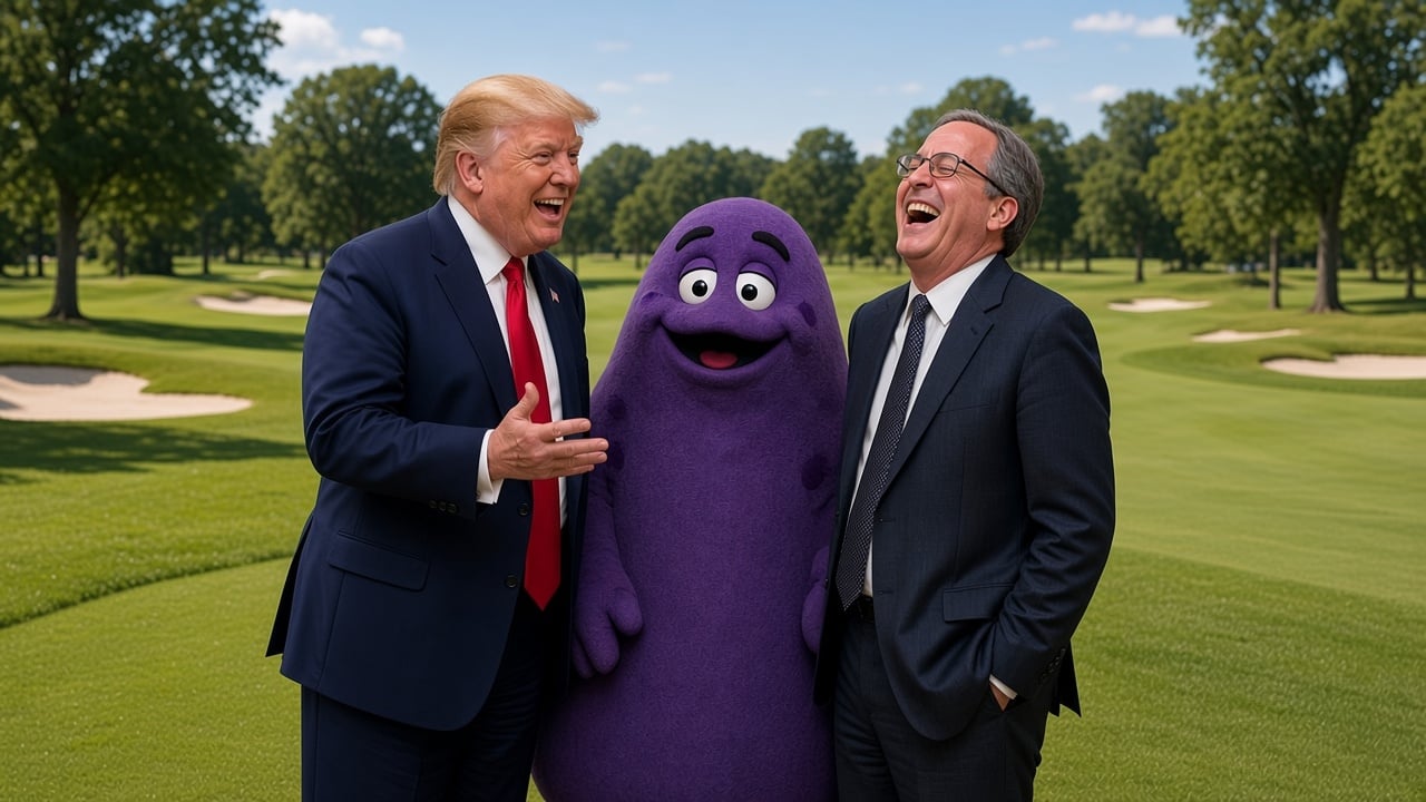 Donald Trump GriMace Ken Paxton Photo