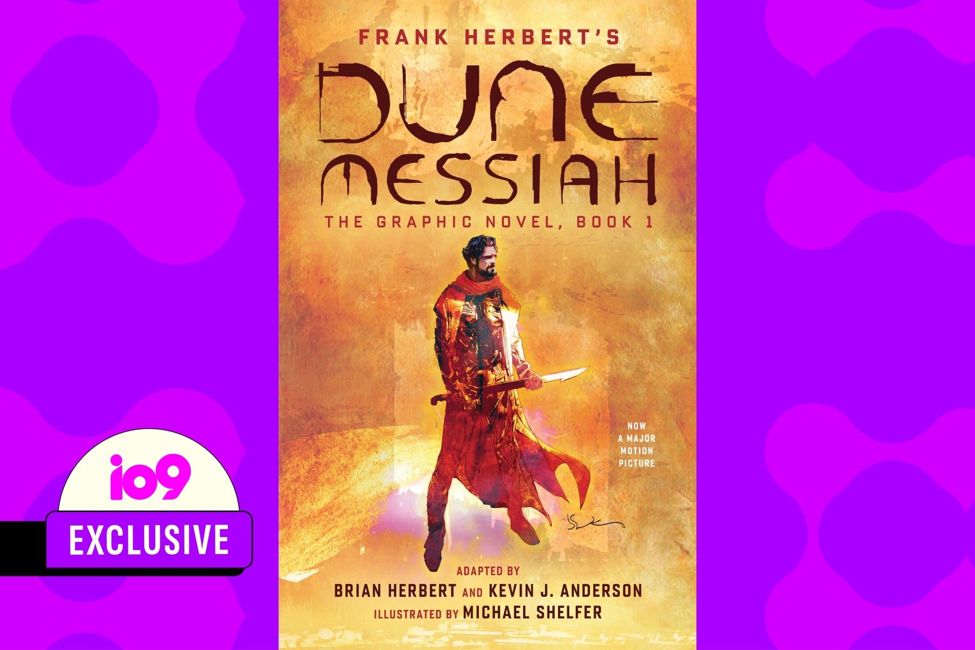 Dune Messiah graphic novel cover art.