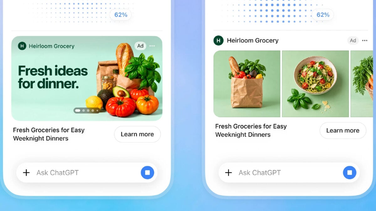 OpenAI Expands ChatGPT Advertising With New Visual Image Carousels