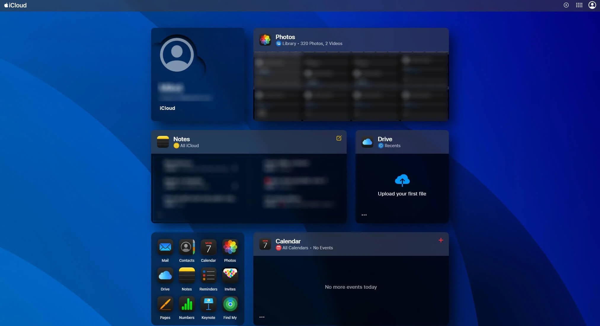 Icloud Interface