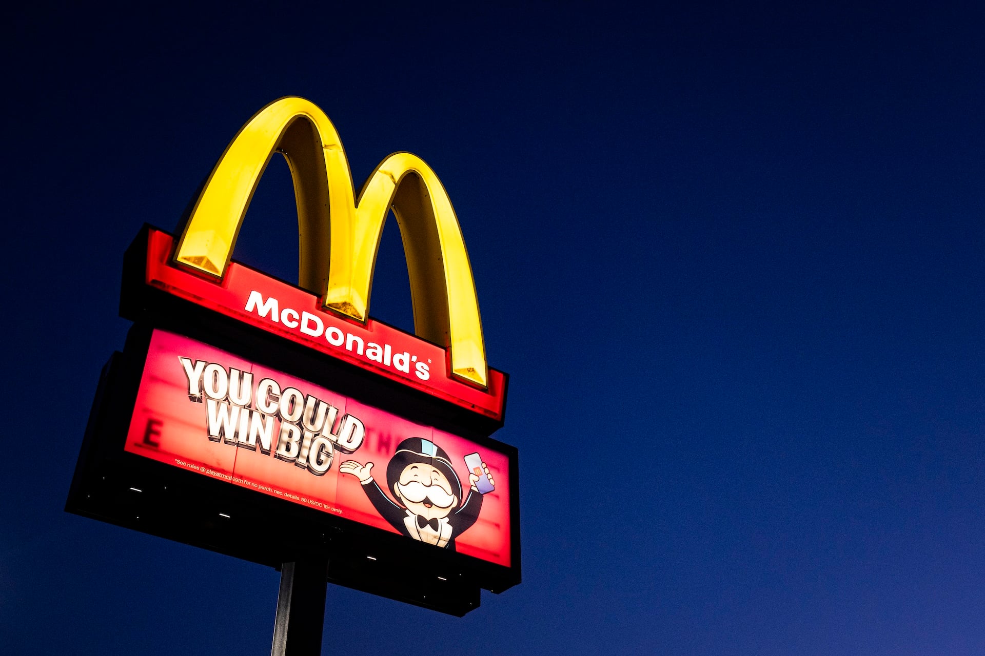 Mcdonalds Sign Monopoly