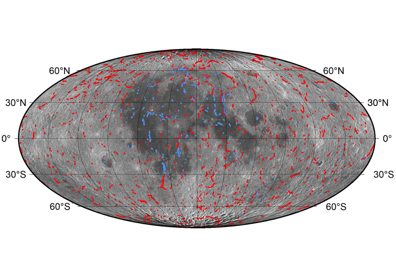 Moon Nearside Global Map
