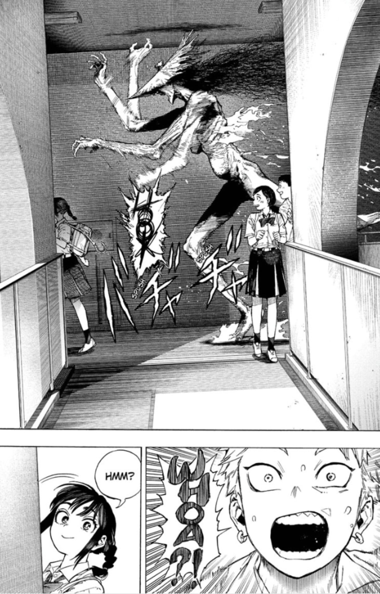 Quit Laughing Shijima manga page.