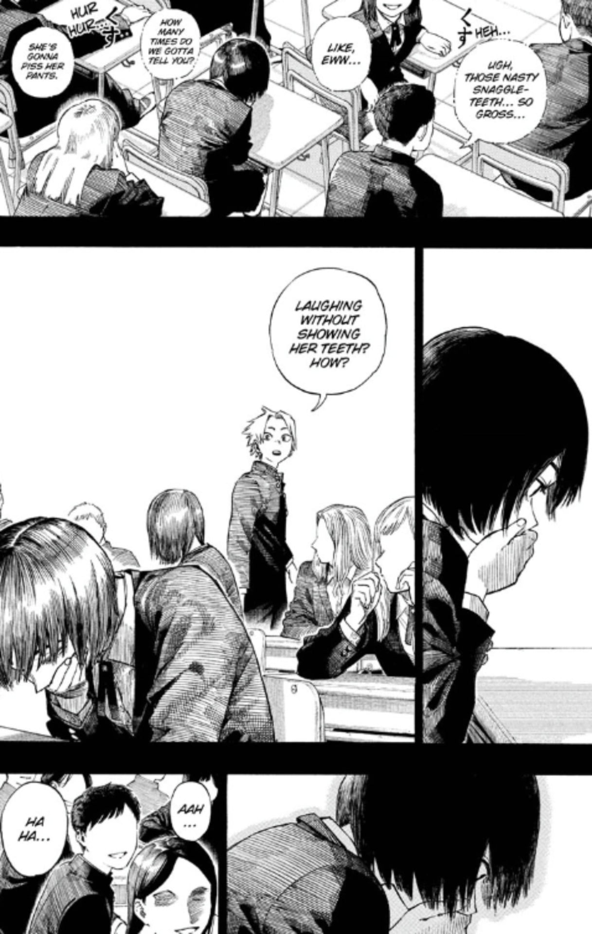 Quit Laughng Shijima manga page.