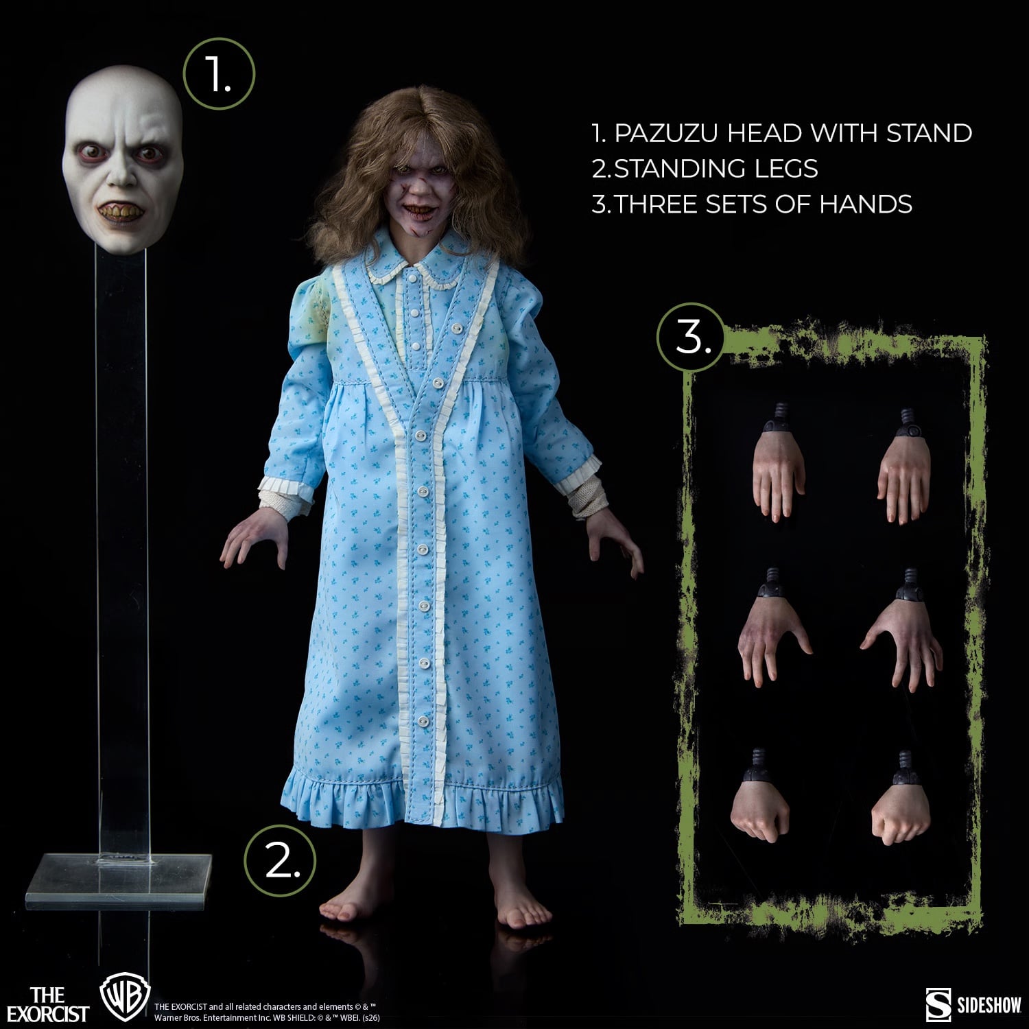 Sideshow Collectibles The Exorcist Regan Macneil Sixth Scale Figure Accessories