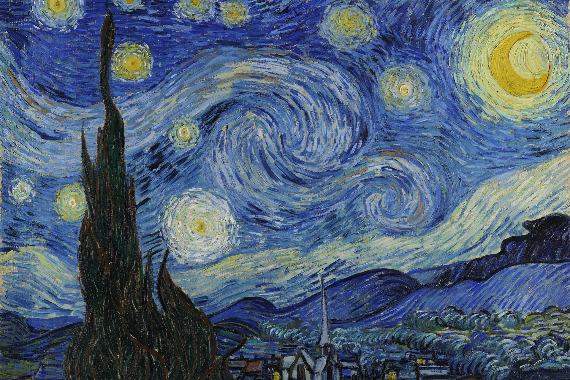 Van Gogh's The Starry Night.